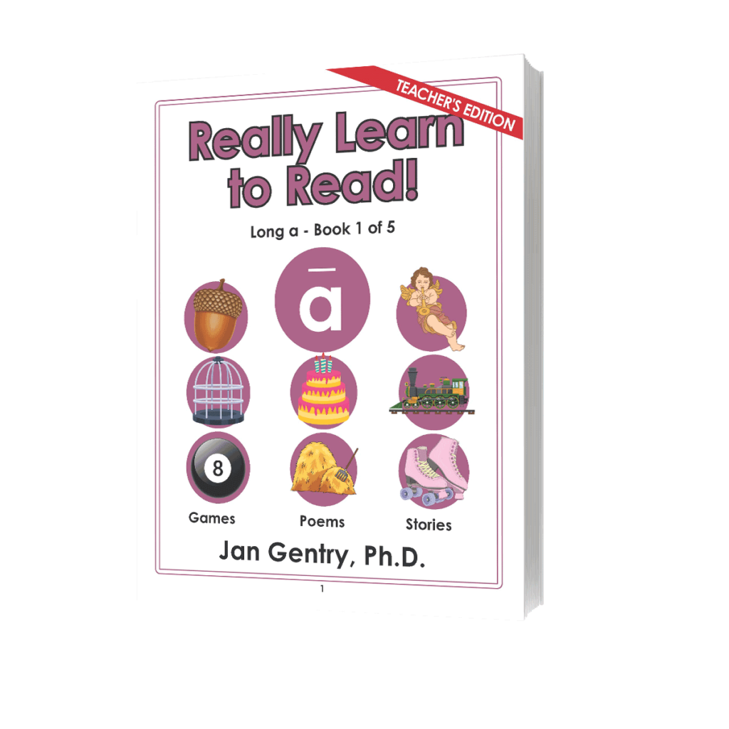 Really Learn to Read - Long a Reading Activity Workbook - Teacher's Edition