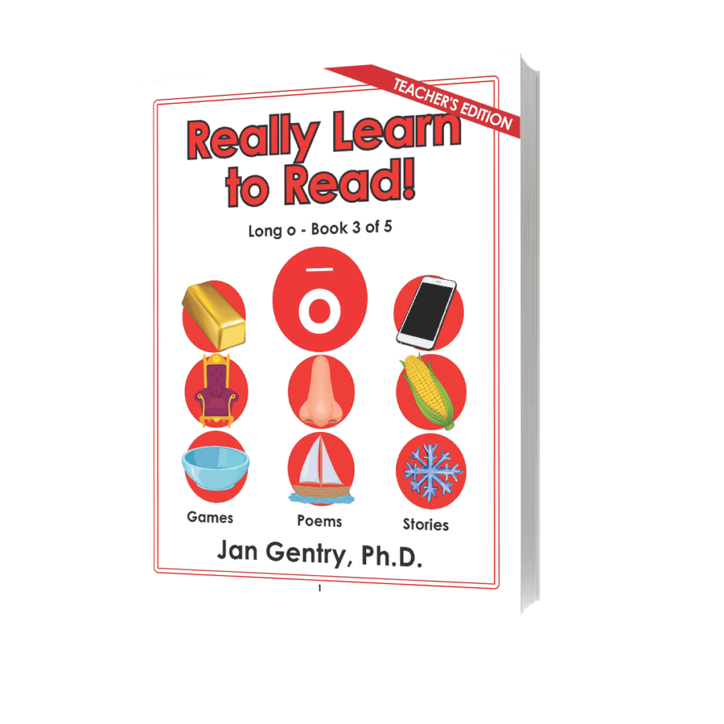 Really Learn to Read - Long o Reading Activity Workbook - Teacher's Edition