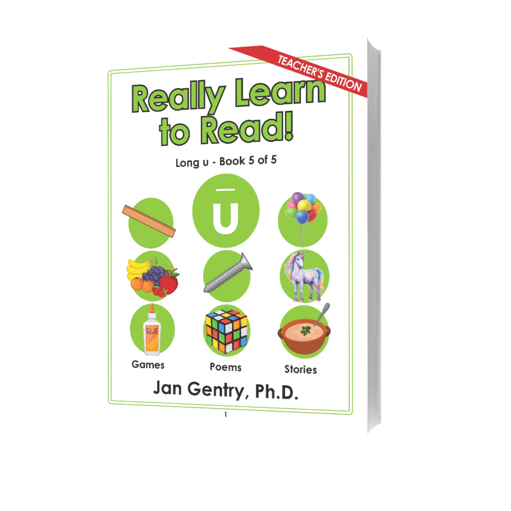 Really Learn to Read - Long u Reading Activity Workbook - Teacher's Edition