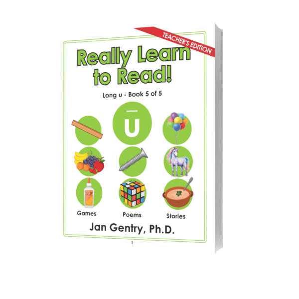 Really Learn To Read! Long u - Book 5 - Teacher's Edition