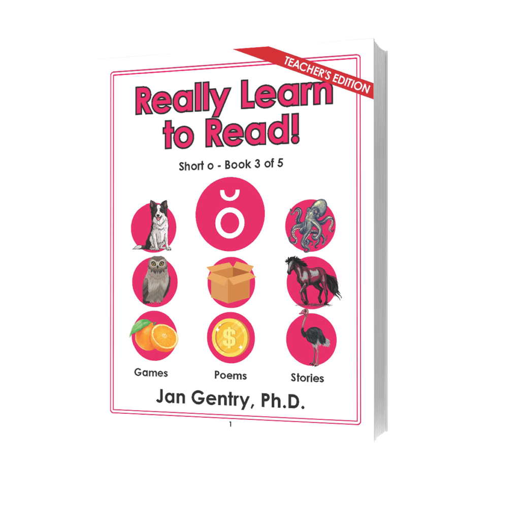 Really Learn to Read - Short o Reading Activity Workbook - Teacher's Edition