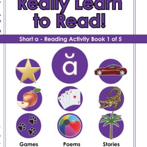 Really Learn to Read - Short a: Reading Activity Book 1 of 5
