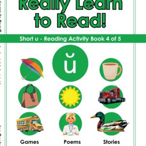 Really Learn To Read - Short u: Reading Activity Book 4 of 5