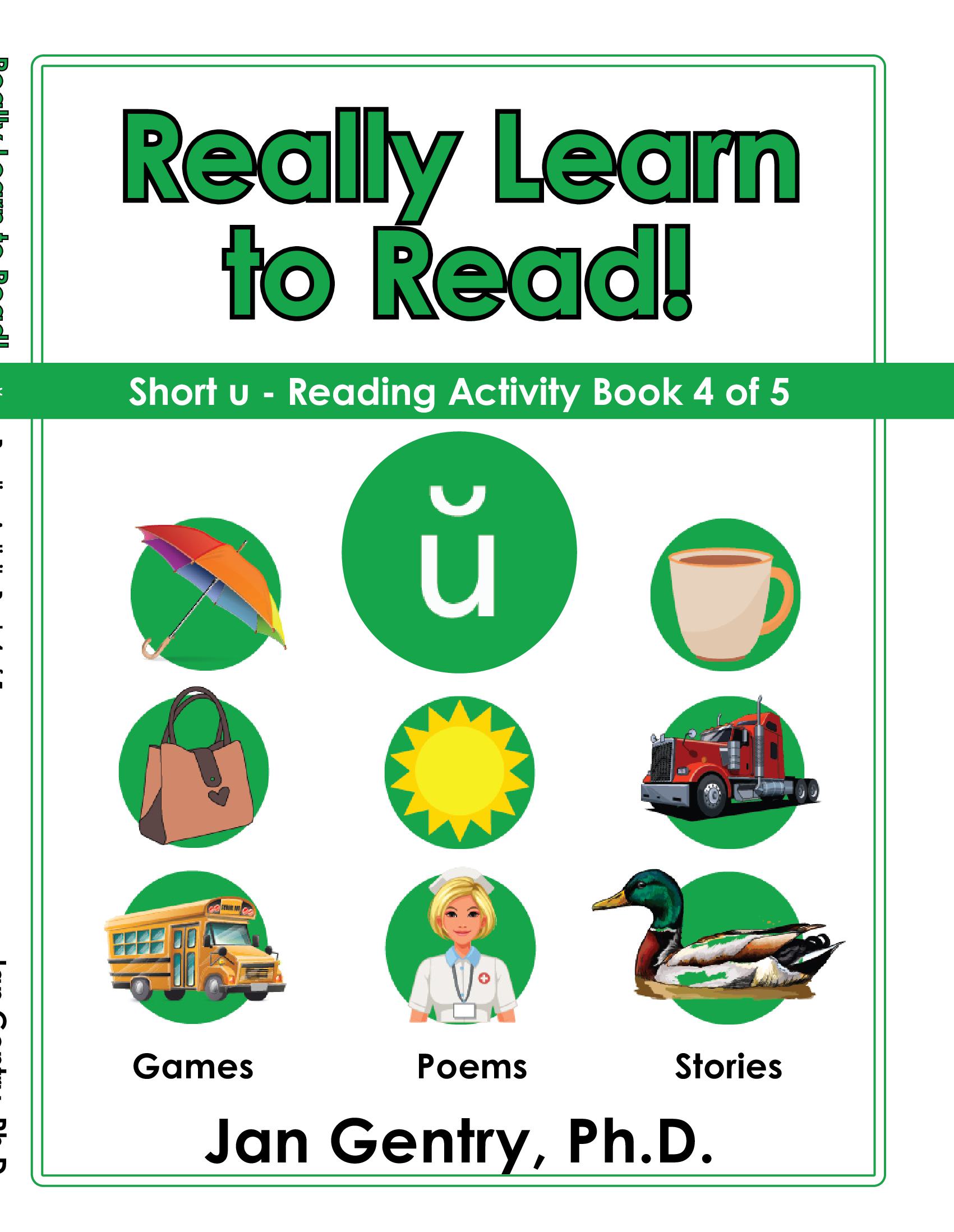 Really Learn To Read - Short u: Reading Activity Book 4 of 5
