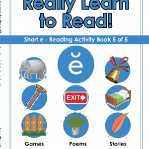 Really Learn To Read - Short e: Reading Activity Book 5 of 5