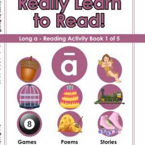 Really Learn To Read - Long a: Reading Activity Book 1 of 5